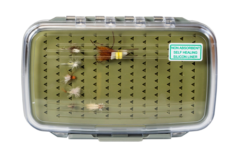 EJ Todd Clear Double Sided Silicone Fly Box